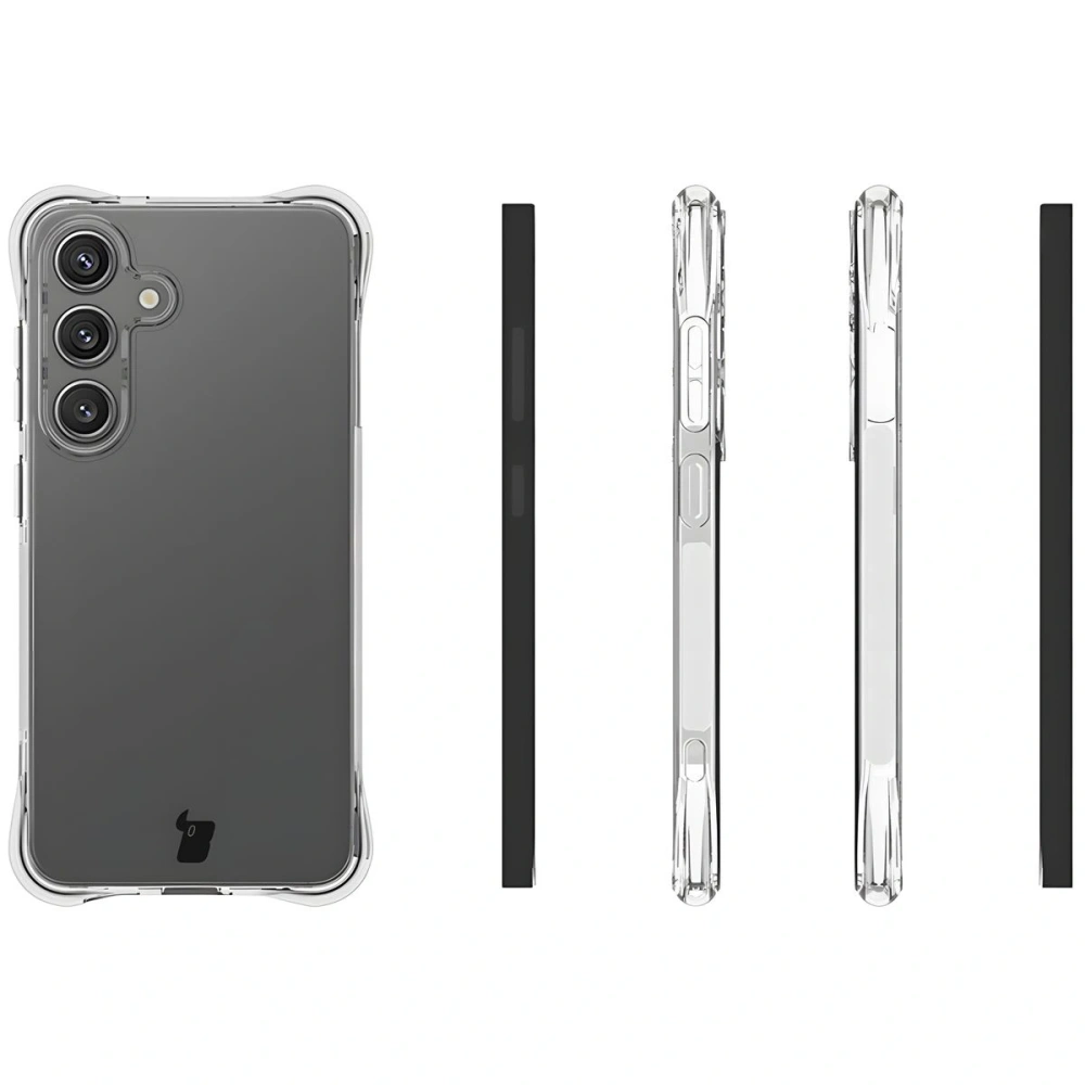 Elastyczne etui Bizon Case Salpa do Samsung Galaxy S25 przezroczyste