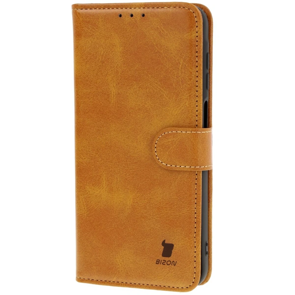 Etui z klapką Bizon Case Pocket do Samsung Galaxy A26 5G brązowe