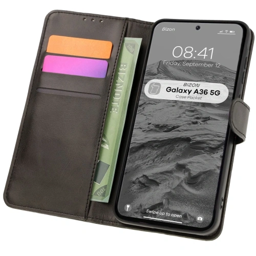 Kup Bizon Case Pocket Samsung Galaxy A36 5G fekete - BIZ8157 - {ean13} - Sklep Home Screen