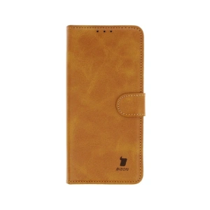 Etui z klapką Bizon Case Pocket do Oppo Find X8 Pro brązowe