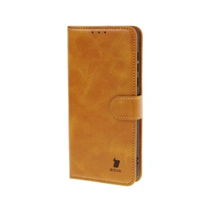 Etui z klapką Bizon Case Pocket do Oppo Find X8 Pro brązowe