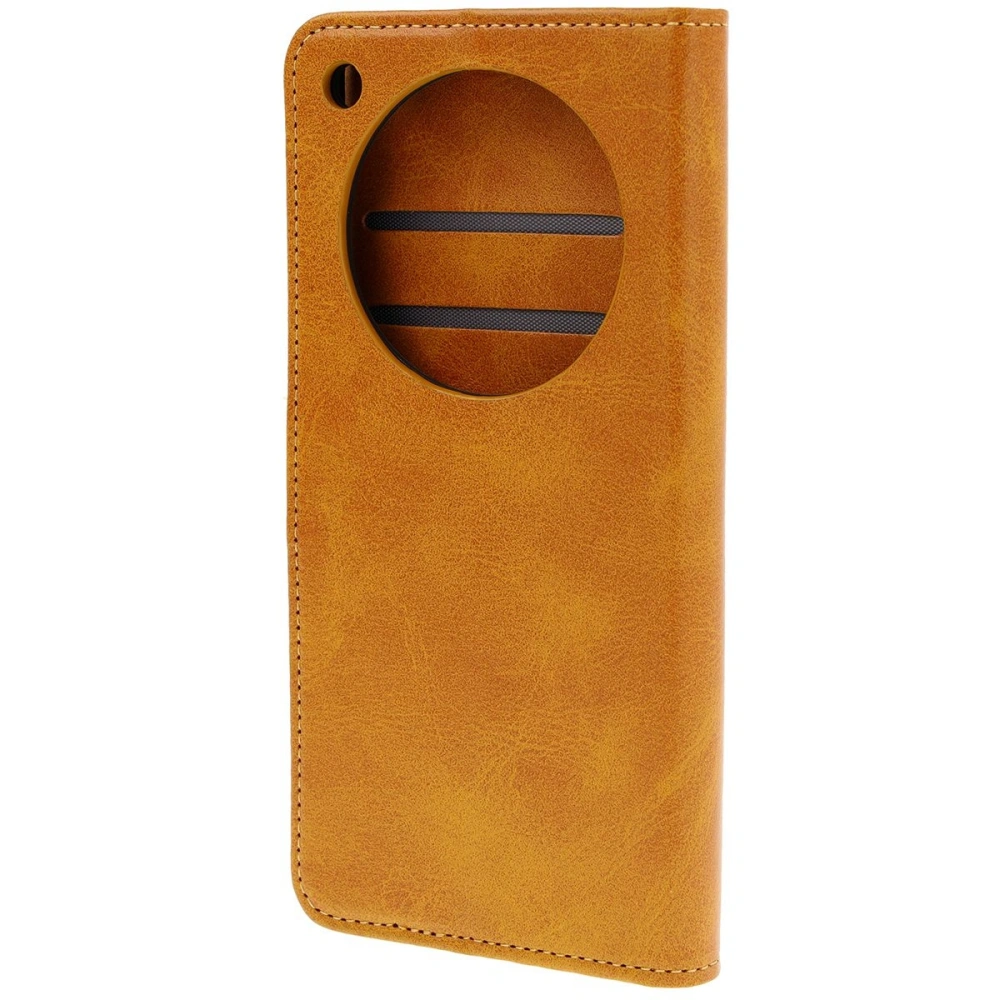 Etui z klapką Bizon Case Pocket do Oppo Find X8 Pro brązowe