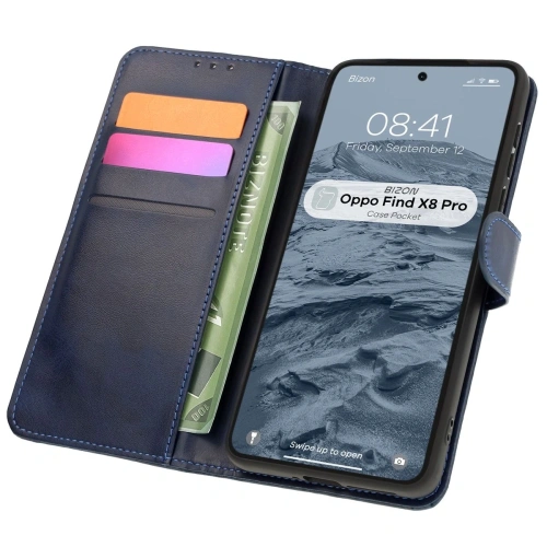 Kup Bizon Case Pocket Oppo Find X8 Pro sötétkék - BIZ8161 - {ean13} - Sklep Home Screen