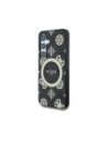 Kup Etui Guess 4G Background Gold Electroplated Peony Pattern MagSafe do Samsung Galaxy S25 czarny - GUE4240 - {ean13} - Sklep Home Screen