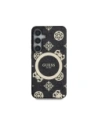 Kup Etui Guess 4G Background Gold Electroplated Peony Pattern MagSafe do Samsung Galaxy S25 czarny - GUE4240 - {ean13} - Sklep Home Screen