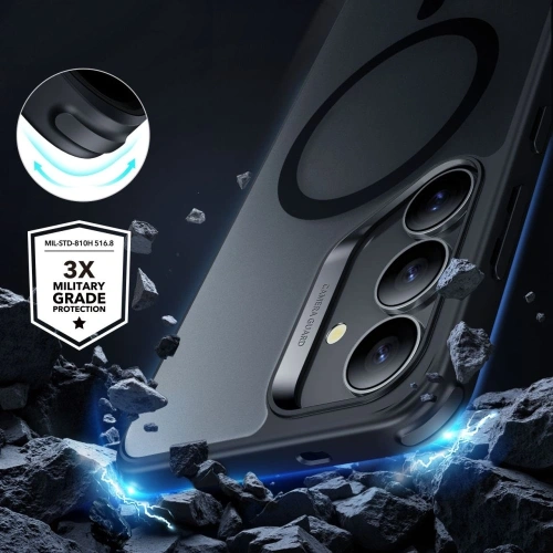 Kup Etui ESR Classic Hybrid Halolock MagSafe Samsung Galaxy S25+ Plus Frosted Black - ESR885 - {ean13} - Sklep Home Screen