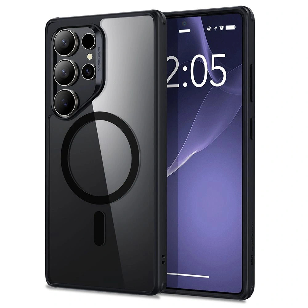 Etui ESR Classic Hybrid Halolock MagSafe Samsung Galaxy S25 Ultra Clear/black