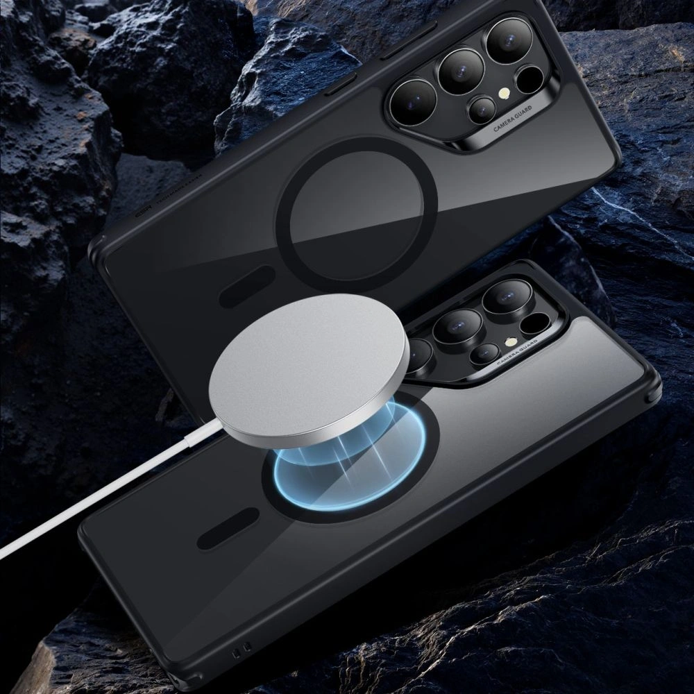 Etui ESR Classic Hybrid Halolock MagSafe Samsung Galaxy S25 Ultra Clear/black