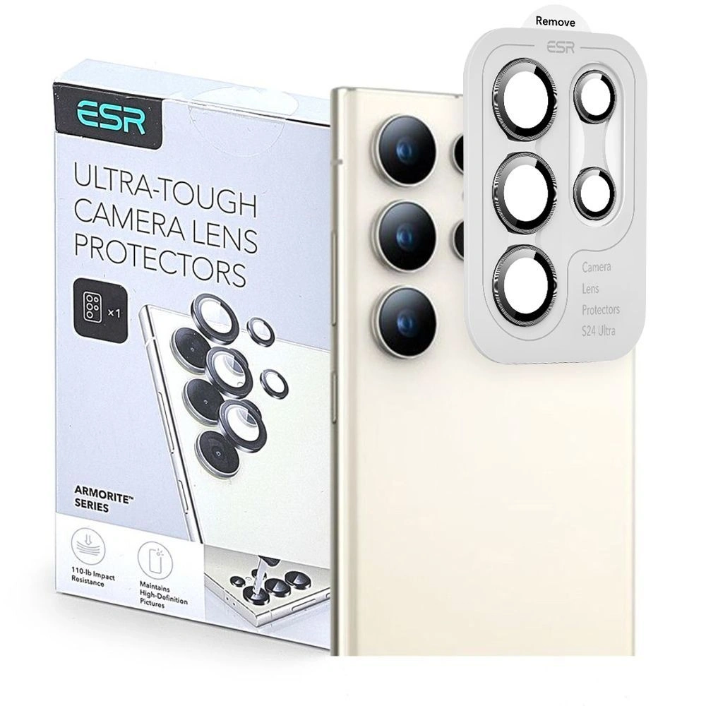 Osłona na aparat ESR Armorite Camera Protector Samsung Galaxy S25 Ultra Black