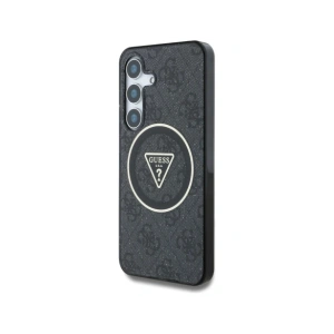 Buy Guess 4G Glitter Triangle Buttons MagSafe Samsung Galaxy S25 black - GUE4241 - {ean13} - Home Screen Store Europe