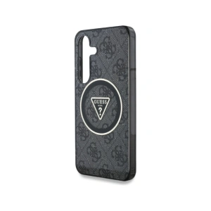 Kup Guess Butoane Triunghiulare Glitter 4G MagSafe Samsung Galaxy S25+ Plus negru - GUE4242 - {ean13} - Sklep Home Screen