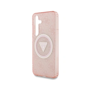 Buy Guess 4G Glitter Triangle Buttons MagSafe Samsung Galaxy S25 pink - GUE4243 - {ean13} - Home Screen Store Europe