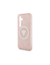 Buy Guess 4G Glitter Triangle Buttons MagSafe Samsung Galaxy S25 pink - GUE4243 - {ean13} - Home Screen Store Europe