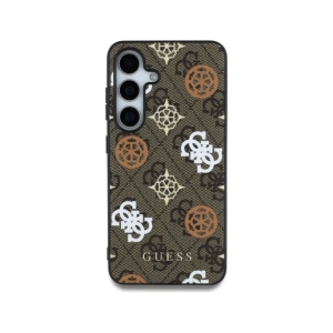 Buy Guess 4G Printed Colored Peony Pattern MagSafe Samsung Galaxy S25 brown - GUE4244 - {ean13} - Home Screen Store Europe