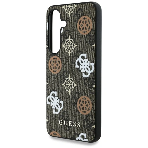 Buy Guess 4G Printed Colored Peony Pattern MagSafe Samsung Galaxy S25 brown - GUE4244 - {ean13} - Home Screen Store Europe