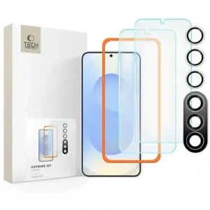Kup Szkło hartowane Tech-Protect Supreme Set Samsung Galaxy S25 Clear [3 PACK] - THP3831 - {ean13} - Sklep Home Screen