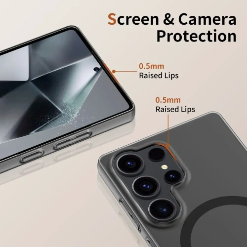 Kup Tech-Protect Magslim MagSafe Samsung Galaxy S25 Ultra Matt/fekete - THP3834 - {ean13} - Sklep Home Screen