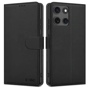 Tech-Protect Wallet Motorola Moto G15 / G15 Power Matte Black