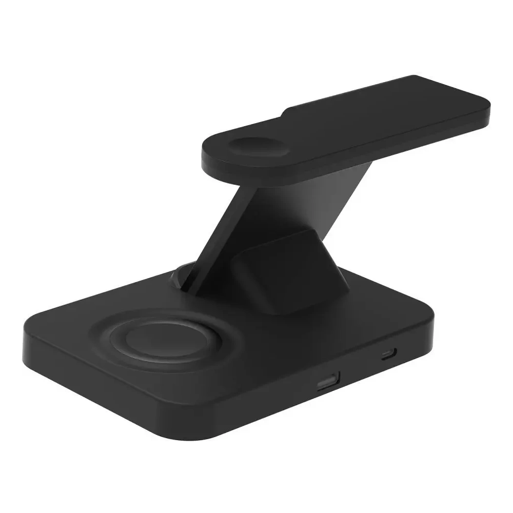 Ładowarka bezprzewodowa Tech-Protect QI15W-A37 3in1 Wireless Charger For Android & Apple Black