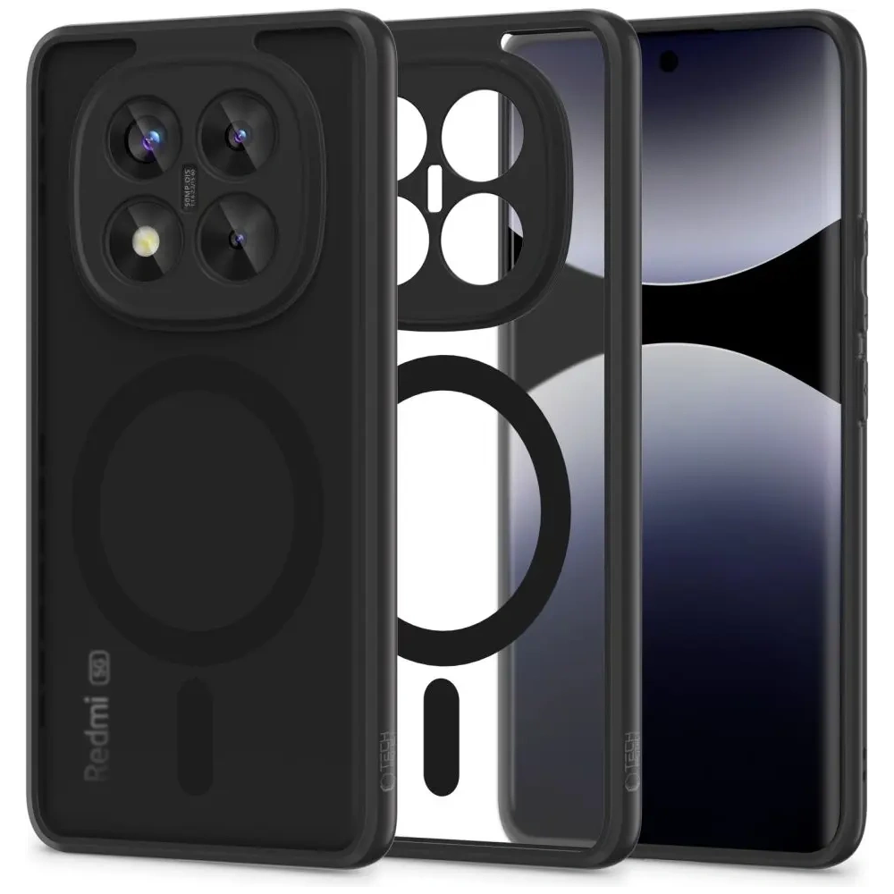 Etui Tech-Protect Magmat MagSafe Xiaomi Redmi Note 14 Pro+ Plus 5G Matte Black