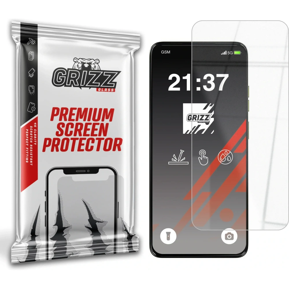 Szkło hybrydowe GrizzGlass HybridGlass do Motorola Moto G15 Power