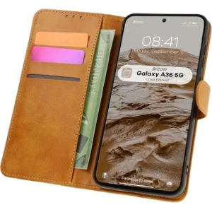 Buy Bizon Case Pocket Samsung Galaxy A36 5G brown - BIZ8164 - {ean13} - Home Screen Store Europe