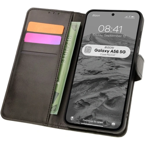 Kup Etui z klapką Bizon Case Pocket do Samsung Galaxy A56 5G czarne - BIZ8166 - {ean13} - Sklep Home Screen