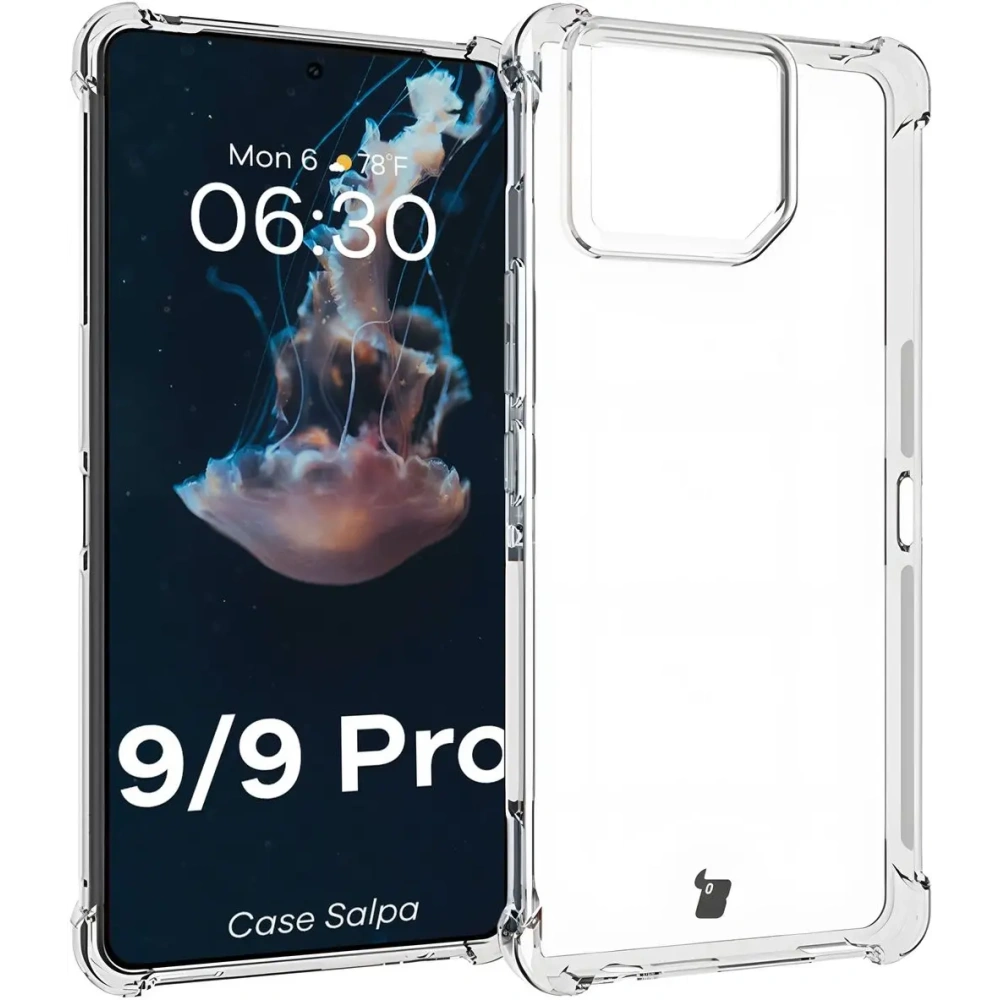 Elastyczne etui Bizon Case Salpa do Asus ROG Phone 9 / 9 Pro przezroczyste