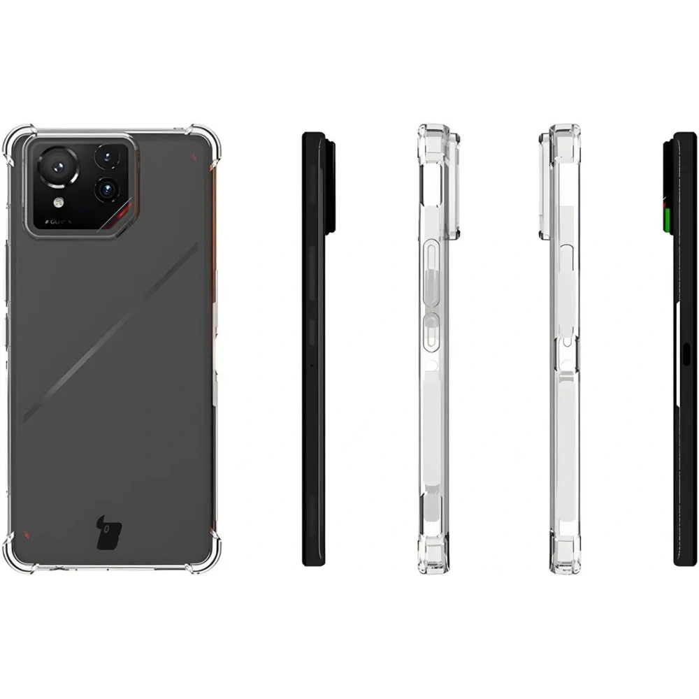 Elastyczne etui Bizon Case Salpa do Asus ROG Phone 9 / 9 Pro przezroczyste