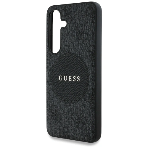 Kup Etui Guess 4G Round Patch Classic Logo MagSafe do Samsung Galaxy S25 czarny - GUE4245 - {ean13} - Sklep Home Screen