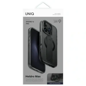 Kup Etui UNIQ Heldro Max Apple iPhone 16 Pro MagClick Charging czarny/vapour smoke - UNIQ1438 - {ean13} - Sklep Home Screen