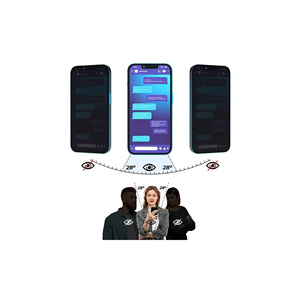 Matowe szkło prywatyzujące GrizzGlass SecretGlass do Ulefone Armor X31 Pro