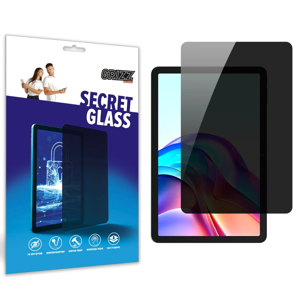 Matowe szkło prywatyzujące GrizzGlass SecretGlass do Tecno Megapad 11
