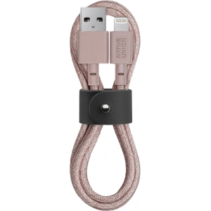 Buy Native Union Belt Cable Lightning 1.2m (rose) - NTU039RS - {ean13} - Home Screen Store Europe