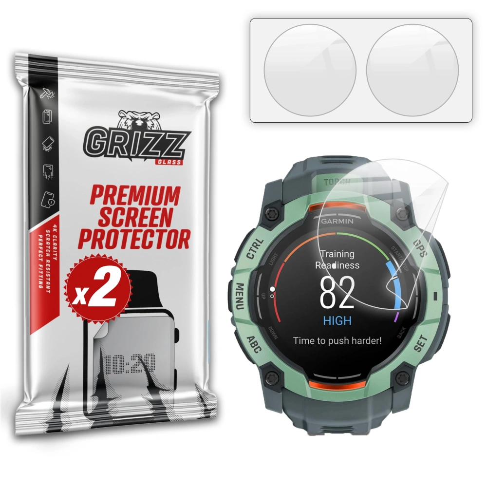 Folia ceramiczna GrizzGlass CeramicFilm do Garmin Instinct 3 50mm