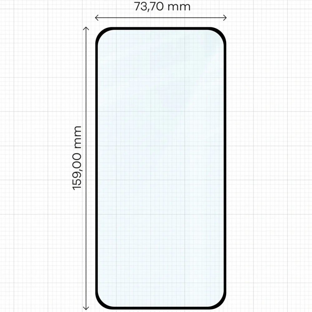 Szkło hartowane Bizon Glass Edge 3D do Honor Magic7 Pro czarna ramka