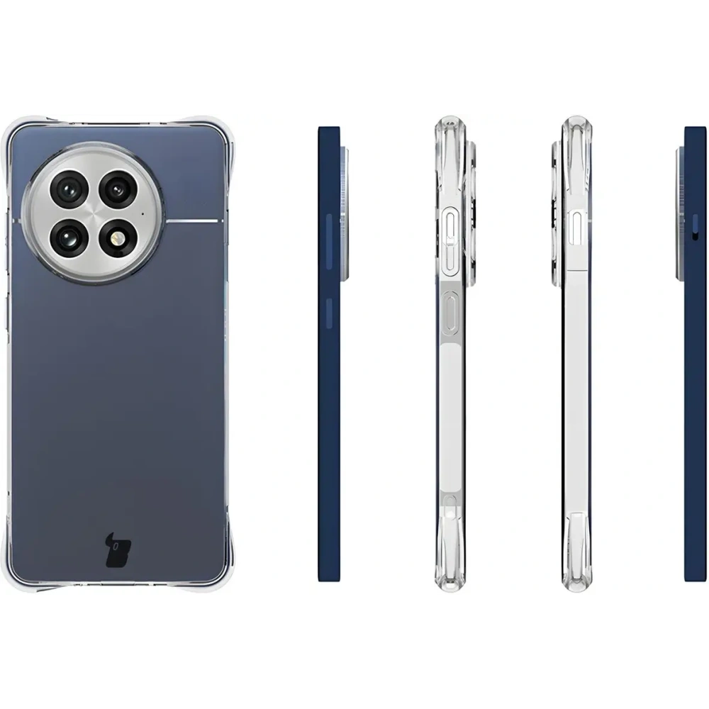 Elastyczne etui Bizon Case Salpa do OnePlus 13R przezroczyste