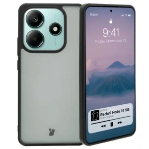 Kup Etui Bizon Case Angelo do Xiaomi Redmi Note 14 5G przydymione z czarną ramką - BIZ8173 - {ean13} - Sklep Home Screen
