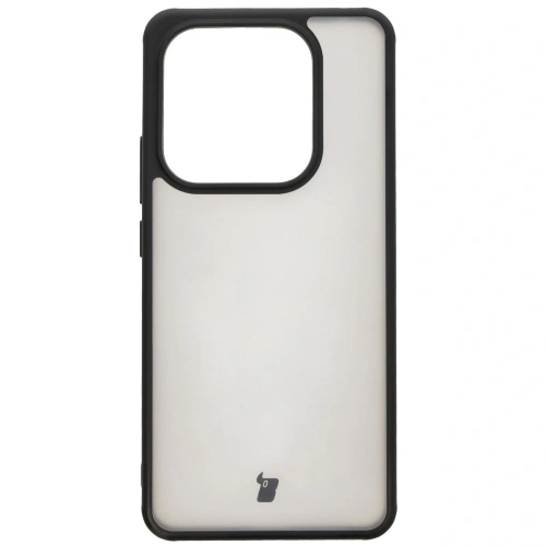 Kup Bizon Case Angelo Xiaomi Redmi Note 14 5G fumuriu cu un cadru negru - BIZ8173 - {ean13} - Sklep Home Screen