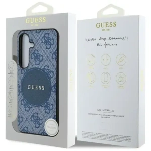 Kup Guess 4G Round Patch Classic Logo MagSafe Samsung Galaxy S25+ Plus albastru - GUE4248 - {ean13} - Sklep Home Screen