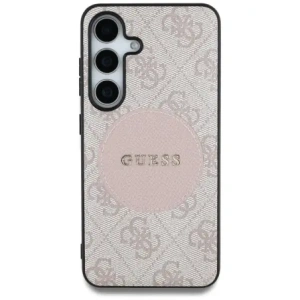 Kup Guess 4G Round Patch Classic Logo MagSafe Samsung Galaxy S25+ Plus roz - GUE4249 - {ean13} - Sklep Home Screen