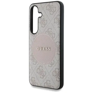 Kup Guess 4G Round Patch Classic Logo MagSafe Samsung Galaxy S25+ Plus roz - GUE4249 - {ean13} - Sklep Home Screen