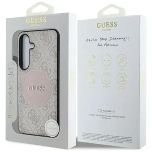 Kup Guess 4G Round Patch Classic Logo MagSafe Samsung Galaxy S25+ Plus roz - GUE4249 - {ean13} - Sklep Home Screen