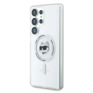 Kup Karl Lagerfeld Gomb Choupette Fej Nyomtatott Logó MagSafe Samsung Galaxy S25 Ultra fehér - KLD21865 - {ean13} - Sklep Home Screen