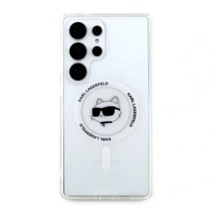 Kup Karl Lagerfeld Gomb Choupette Fej Nyomtatott Logó MagSafe Samsung Galaxy S25 Ultra fehér - KLD21865 - {ean13} - Sklep Home Screen