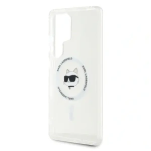 Kup Karl Lagerfeld Gomb Choupette Fej Nyomtatott Logó MagSafe Samsung Galaxy S25 Ultra fehér - KLD21865 - {ean13} - Sklep Home Screen