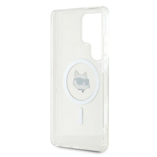 Kup Etui Karl Lagerfeld Button Choupette Head Printed Logo MagSafe Samsung Galaxy S25 Ultra bílý - KLD21865 - {ean13} - Sklep Home Screen