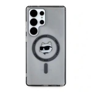 Kup Karl Lagerfeld Gomb Choupette Fej Nyomtatott Logó MagSafe Samsung Galaxy S25 Ultra fekete - KLD21866 - {ean13} - Sklep Home Screen