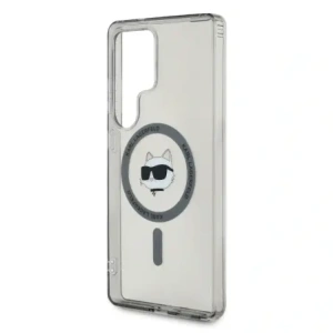 Kup Karl Lagerfeld Gomb Choupette Fej Nyomtatott Logó MagSafe Samsung Galaxy S25 Ultra fekete - KLD21866 - {ean13} - Sklep Home Screen