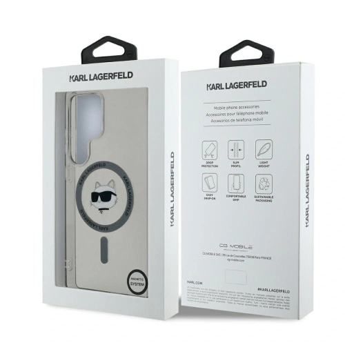 Buy Karl Lagerfeld Button Choupette Head Printed Logo MagSafe Samsung Galaxy S25 Ultra black - KLD21866 - {ean13} - Home Screen Store Europe